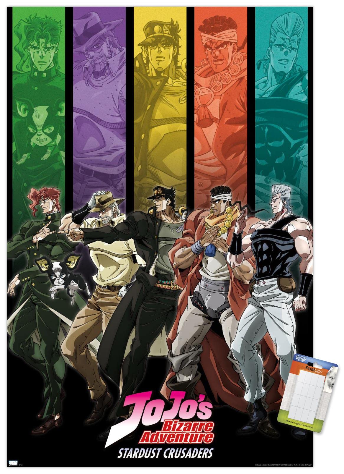 JOJO'S BIZARRE ADVENTURE ポスター A2サイズ Trends International JoJo's Bizarre Adventure - Pôster de parede